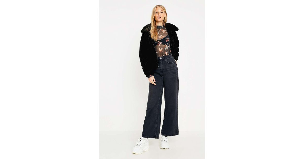 black puddle jeans