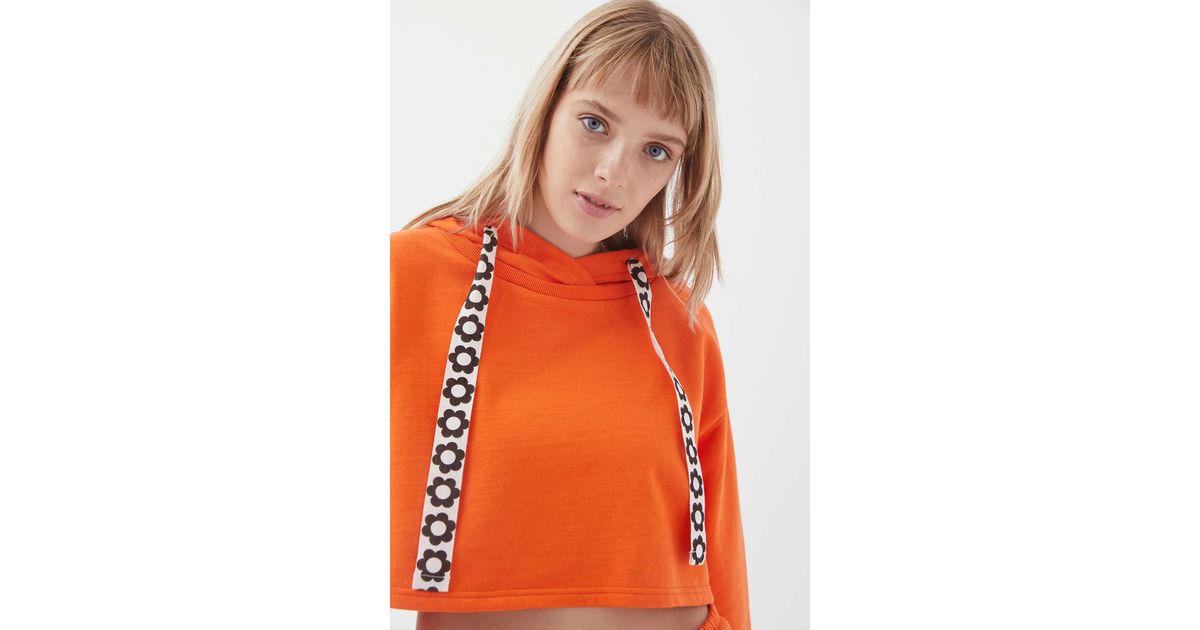 out from under cropped hoodie