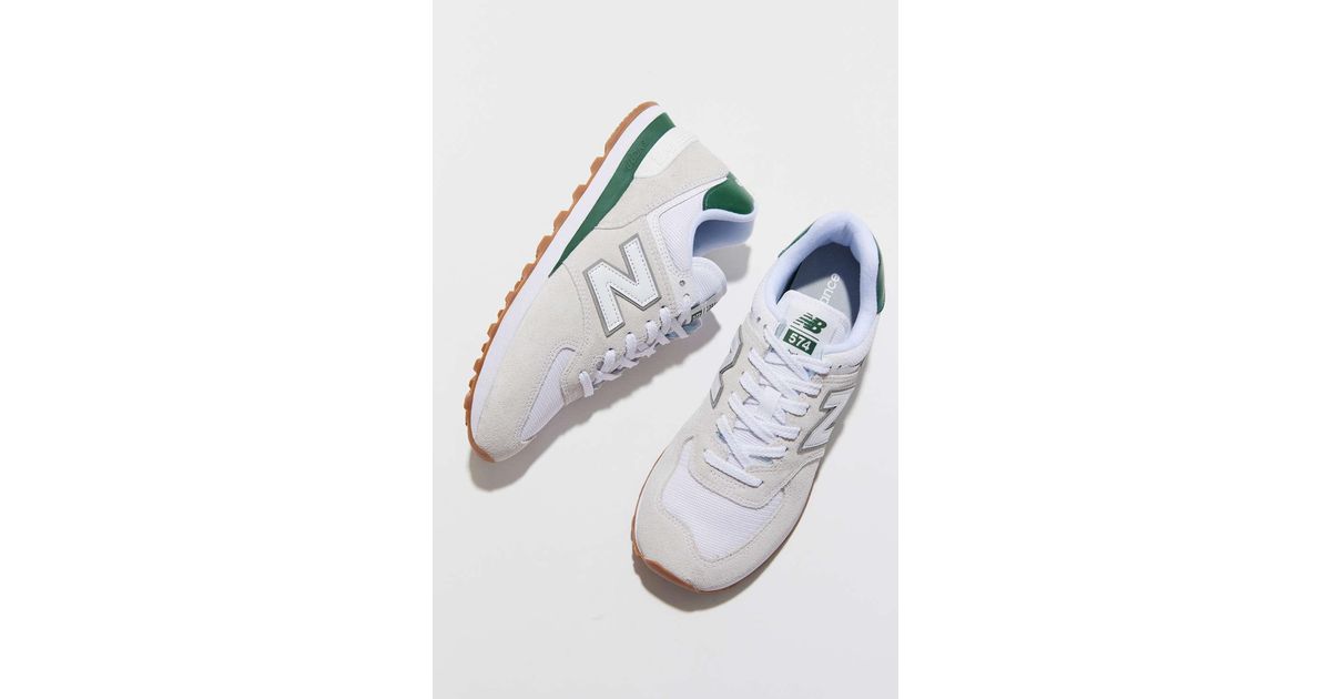New Balance 574 Vintage Sneaker in Gray | Lyst