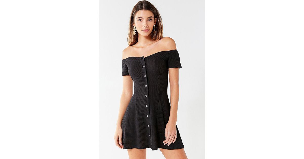 urban outfitters off the shoulder dress