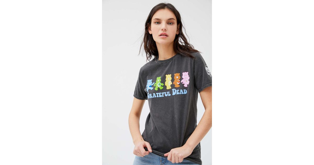 Urban Outfitters Care Bears X Grateful Dead Tee in Gray | Lyst