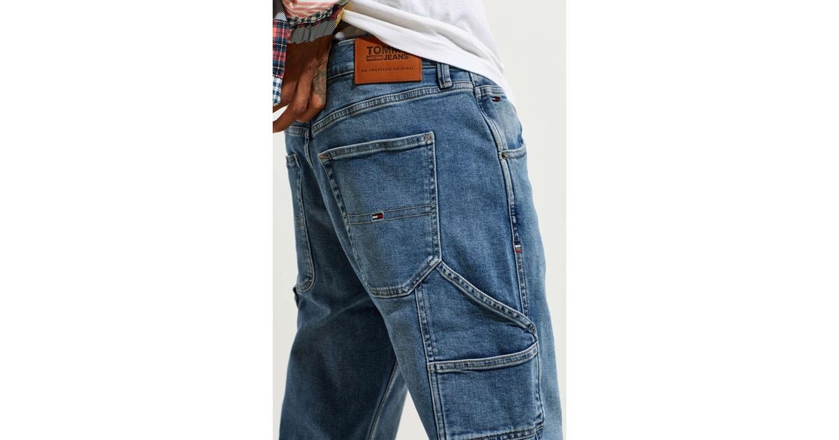 tommy jeans tapered carpenter jean