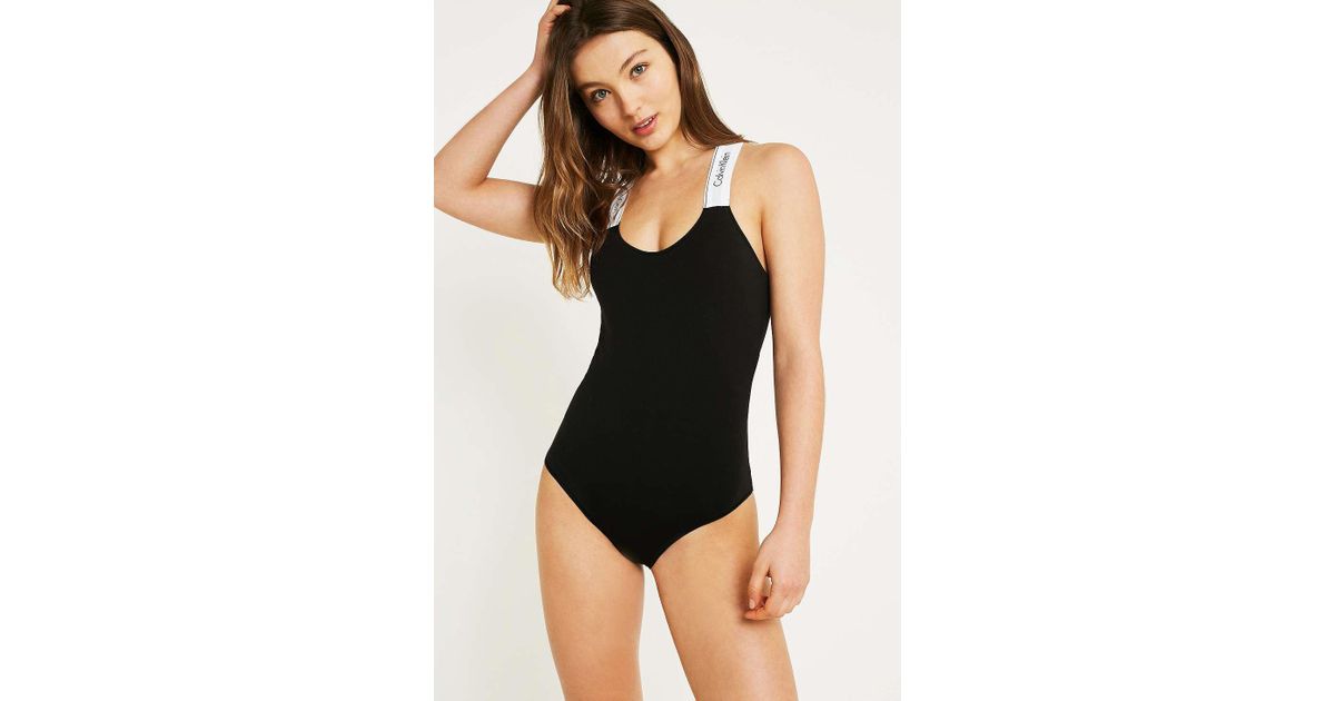 calvin klein cross back bodysuit