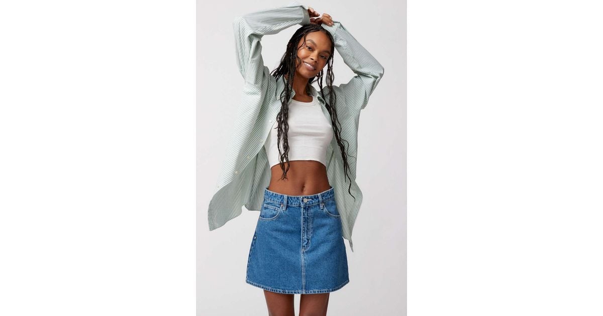 Abrand a shop line denim skirt