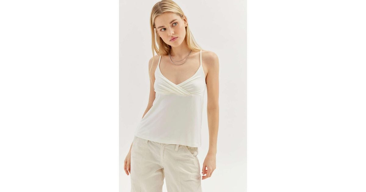 Urban Outfitters Uo Ruby Babydoll Cami in White | Lyst
