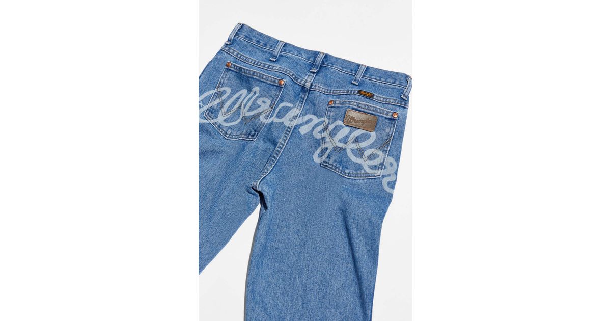 Wrangler Wrangler X Lil Nas X Uo Exclusive Wrangler On My Booty Jean in  Blue for Men | Lyst