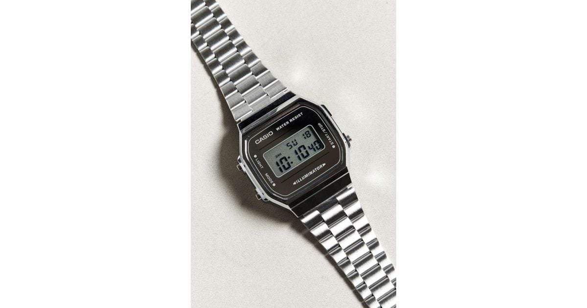 G-Shock Casio Vintage Silver Digital Watch in Metallic for Men | Lyst
