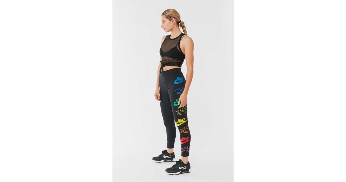 Nike Leg-A-See Leggings With Large Front Logo at asos.com