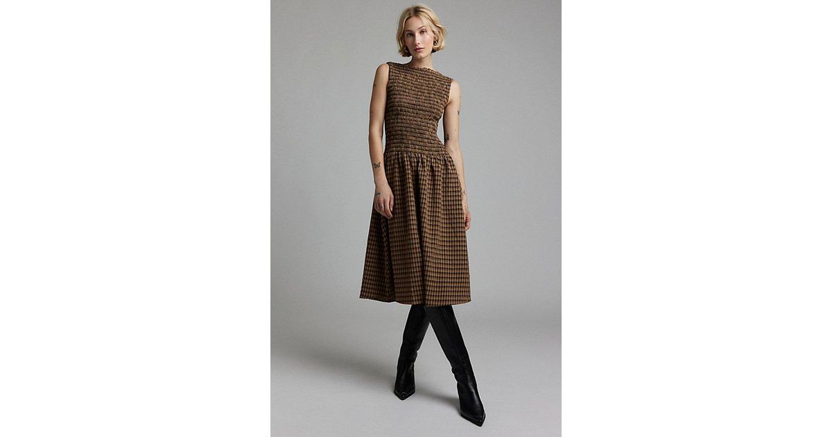 daisy street drop waist shirred dress Eira Drop Waist Mini Dress – Daisy Street main image 0