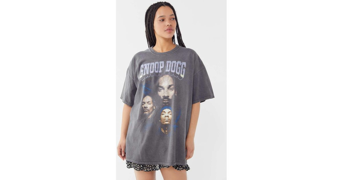 Urban Outfitters Snoop Dogg Oversized Tee in Grey | Lyst Canada