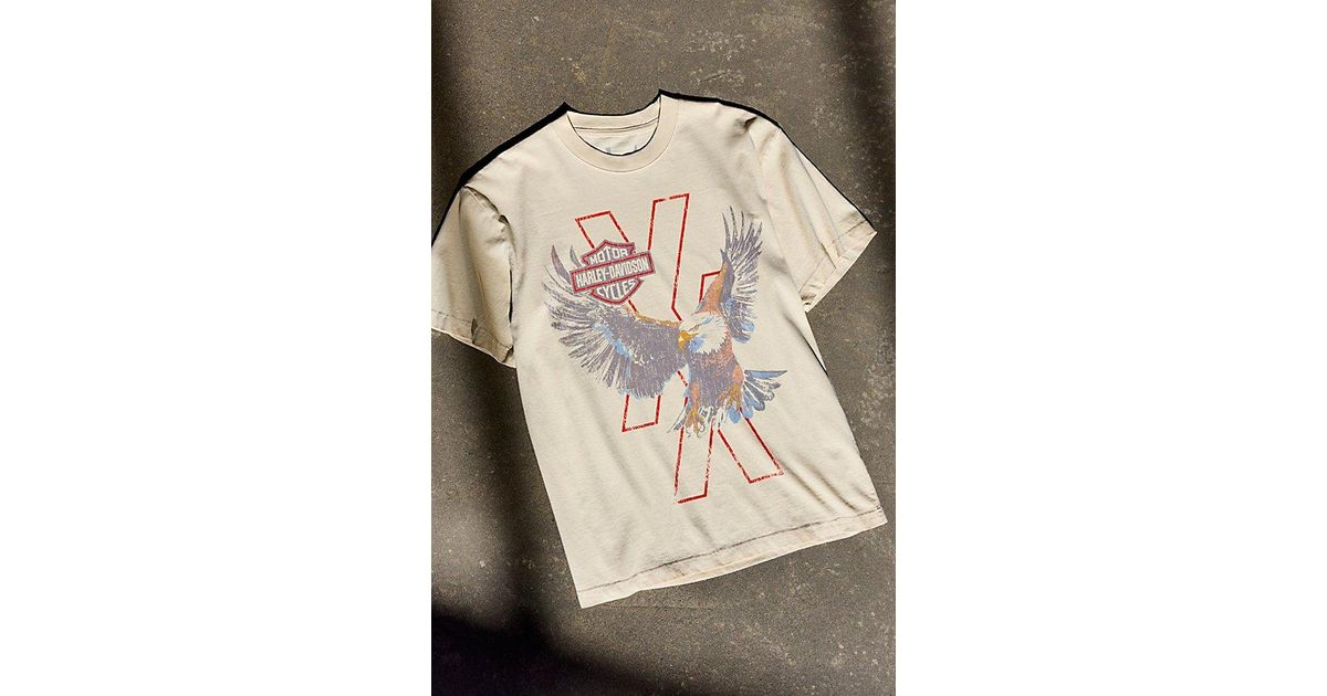 Urban Outfitters Harley Davidson X Mgk Lost Americana Graphic Tee 