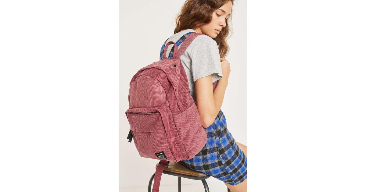 Urban Outfitters Uo Large Corduroy Backpack in Pink | Lyst UK