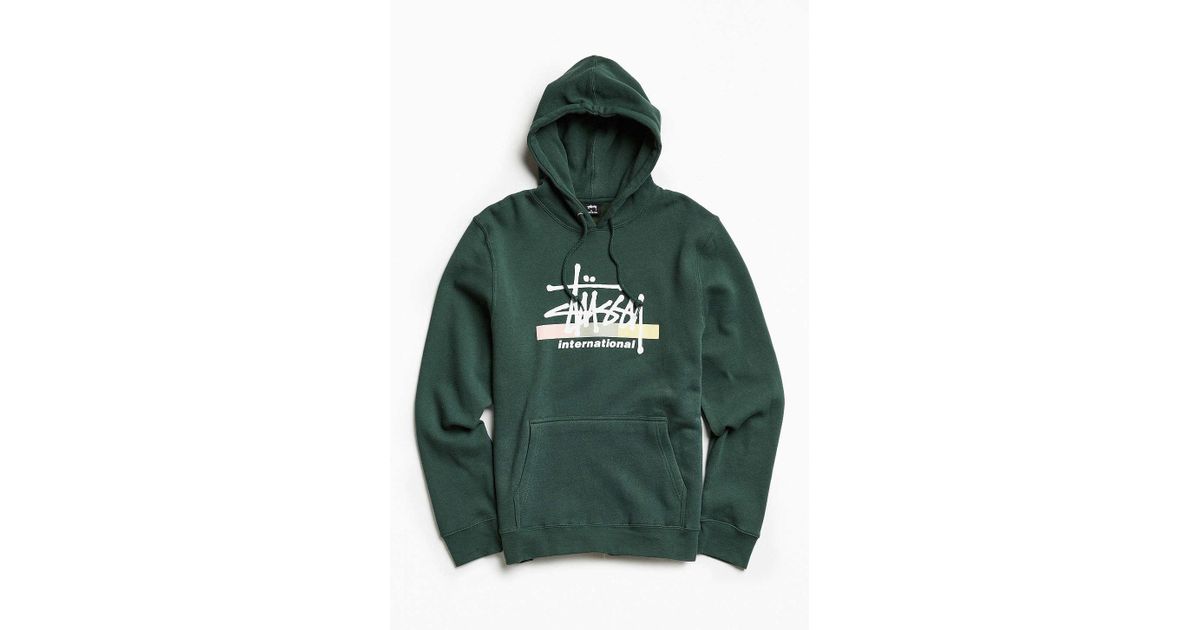 green stussy jumper