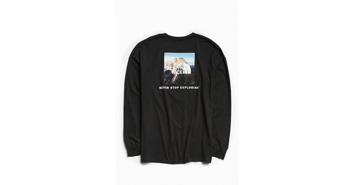 north face half dome long sleeve