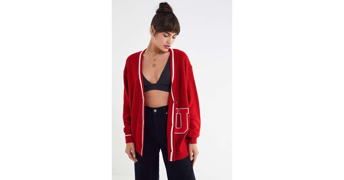 urban outfitters varsity cardigan