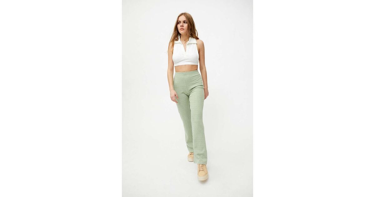 NAOMY flared knitted pants green – STUDIO FANTASTIQUE
