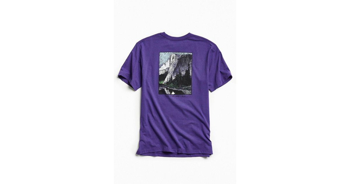 Patagonia Cotton El Cap Tee in Purple 