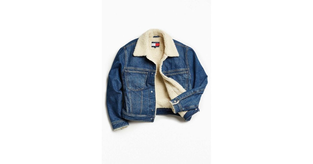 tommy jeans sherpa jacket