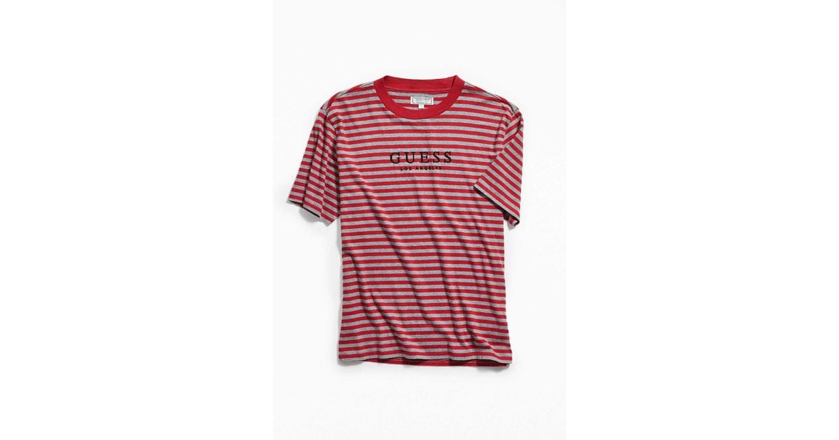 guess kincaid striped tee