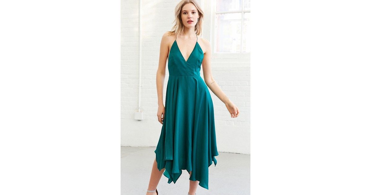 Green handkerchief dress Clearance