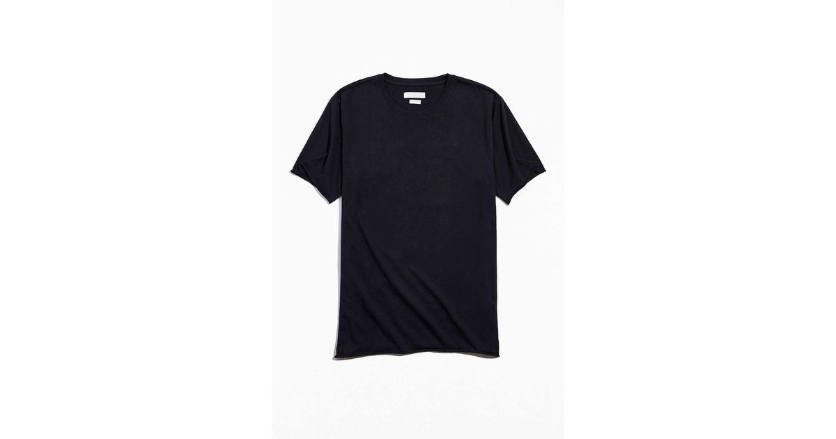 Standard Cloth Cotton Raw Edge Tee in 
