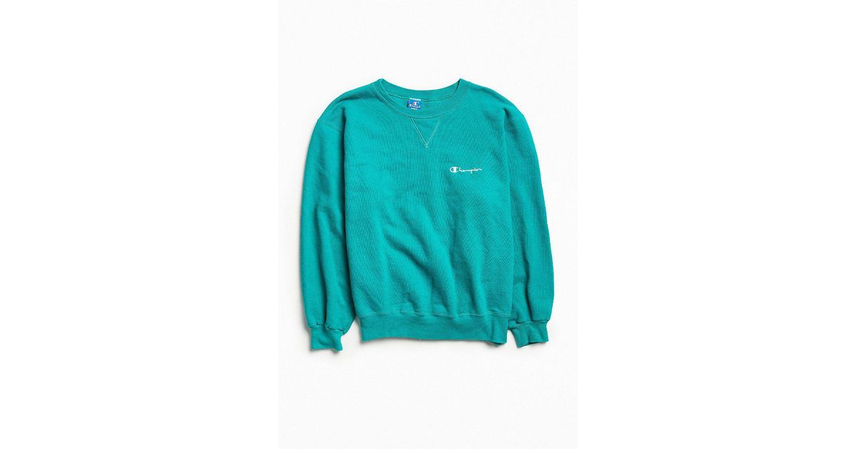 turquoise champion sweatshirt