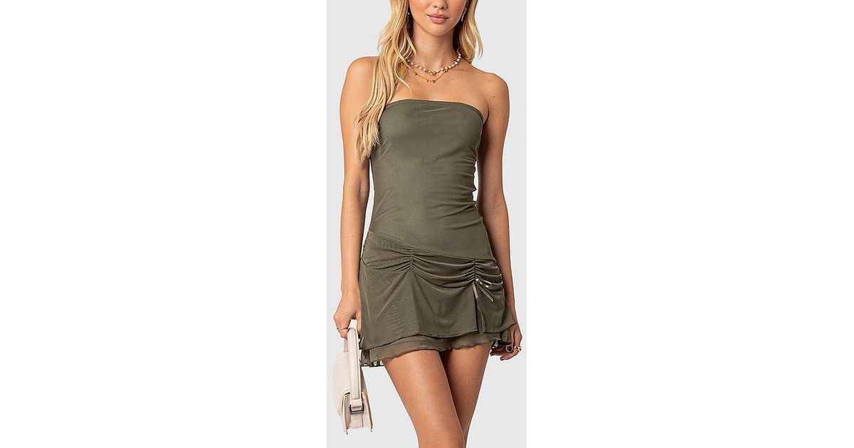 endless rose mock neck sleeveless mini dress Sleeveless Mock Neck Mini Dress