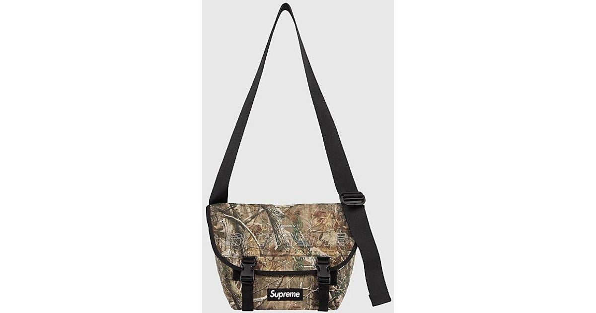 Supreme Denim Messenger Bag (Ss25) in White for Men | Lyst