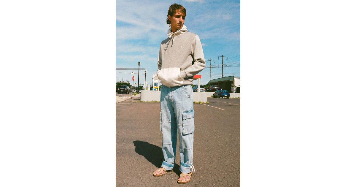 BDG Baggy Skate Fit Cargo Jean in Blue for Men Lyst