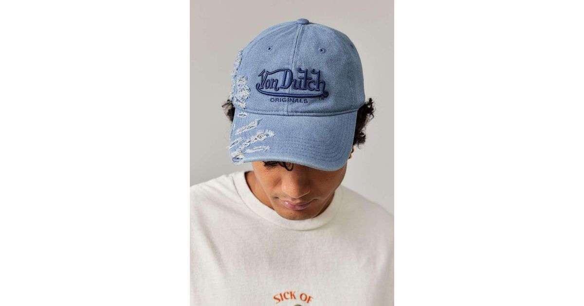 Von Dutch Denim Darwin Cap in Blue for Men | Lyst UK
