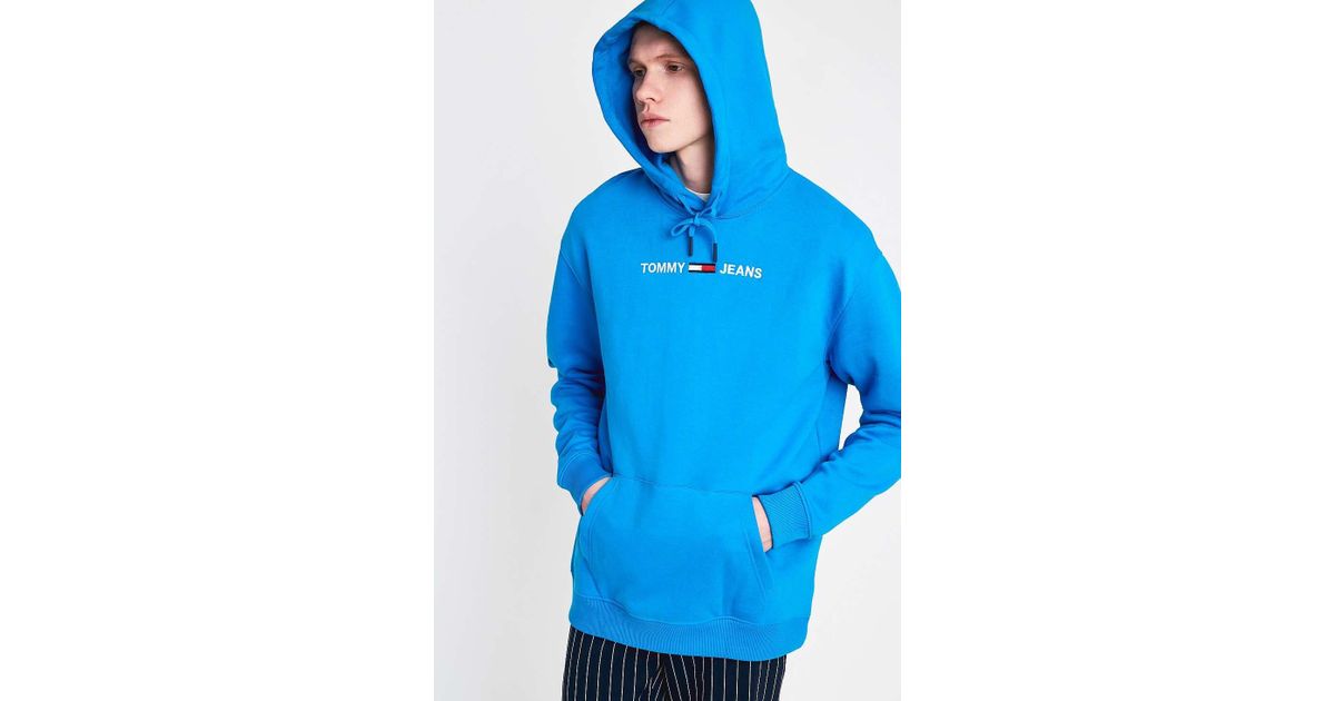 blue tommy jeans hoodie
