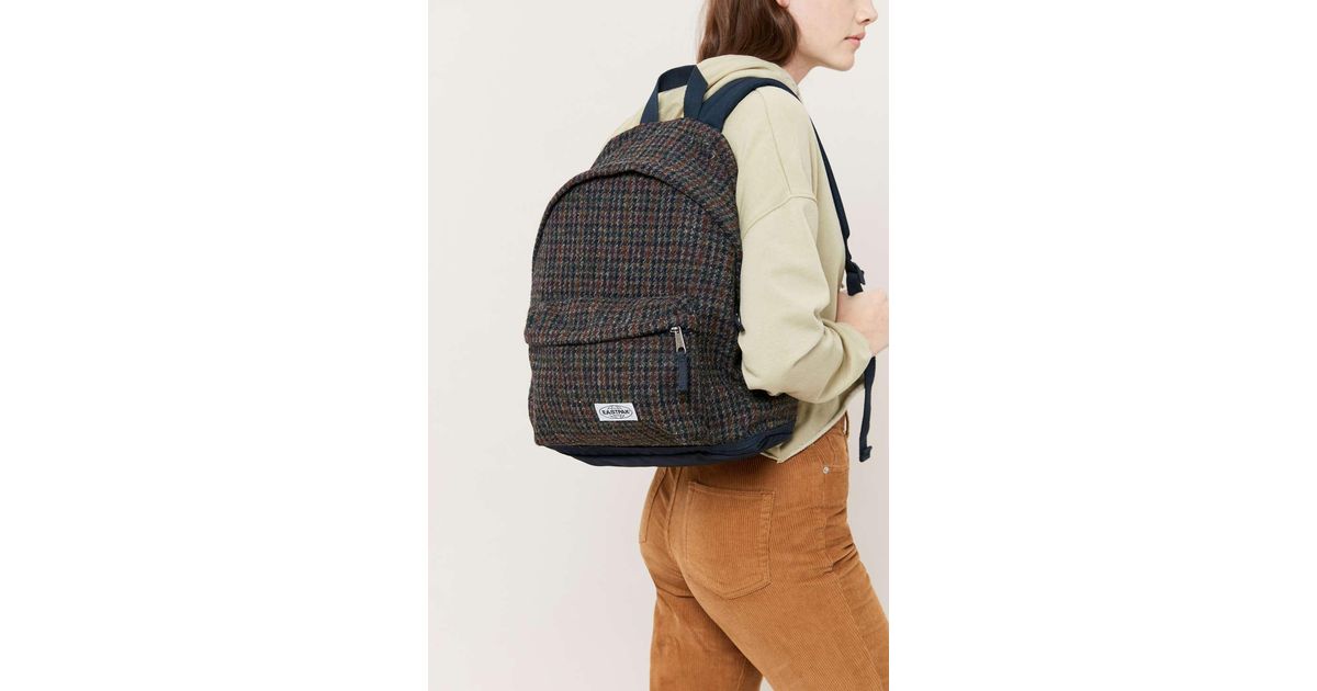 eastpak harris tweed backpack