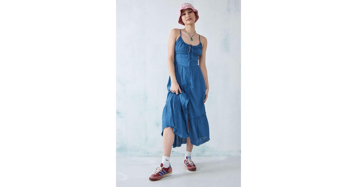 vivienne midi dress Vivienne Midi Dress in Azulejo Blue L