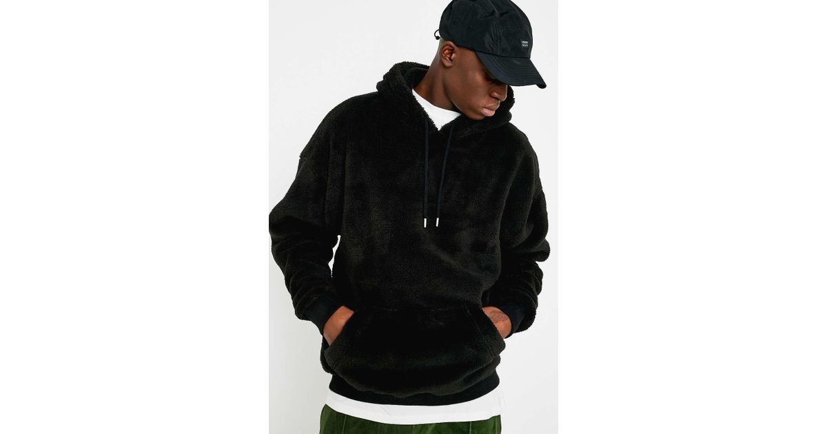 uo super soft teddy hoodie