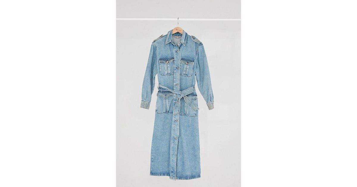 Vintage sales denim duster