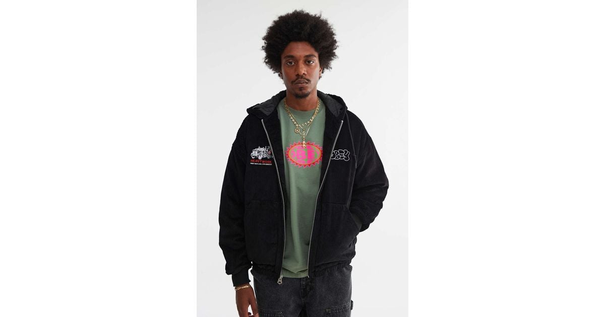 Obey Duke Hooded Jacket in Black for Men Lyst Canada