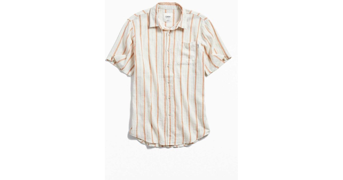 Katin Alan Button Up Shirt in White for Men | Lyst