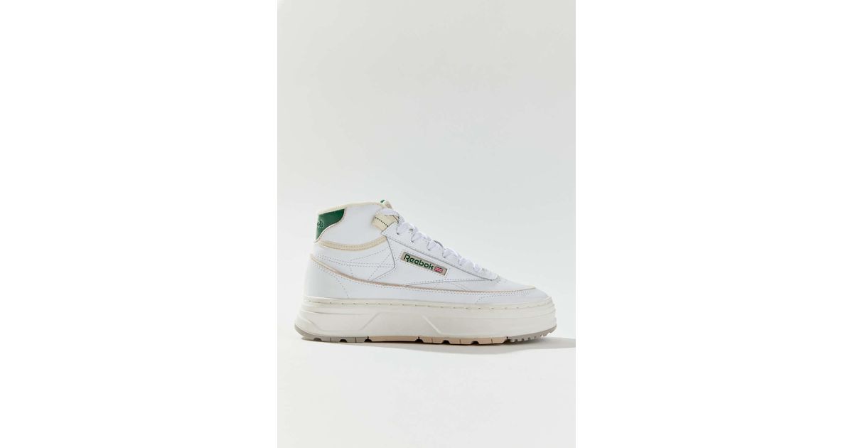 reebok club geo c mid platform