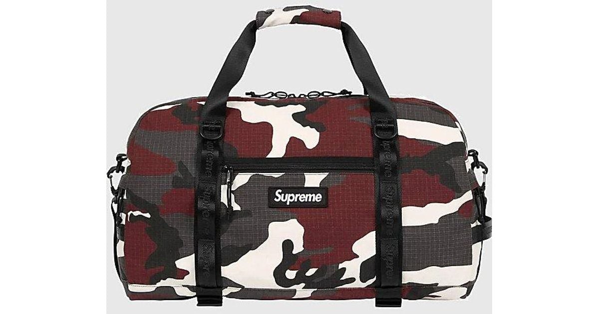 Supreme Duffle Bag (Ss26) in Black for Men | Lyst