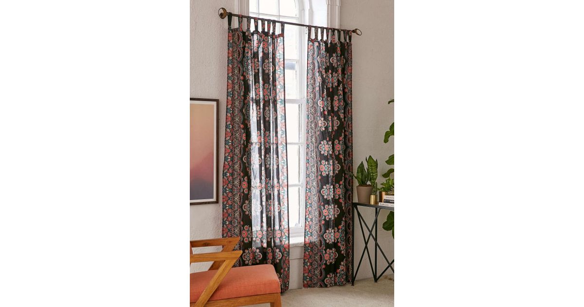 Urban Outfitters Cotton Tamara Curtain In Black For Men Lyst