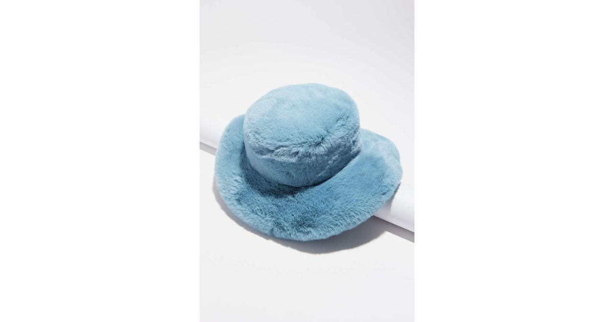 Urban Outfitters Celine Wide Faux Fur Hat The Best Furry Bucket Hats 2023: Apparis, Prada, Ugg, Kangol main image 3