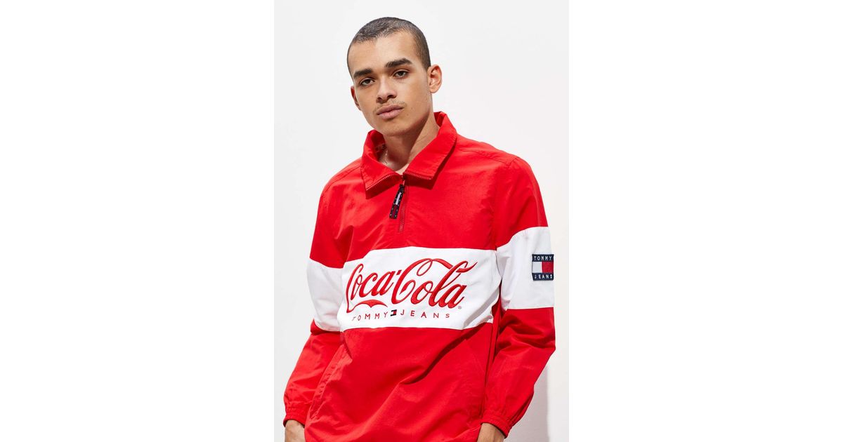 tommy hilfiger coca cola windbreaker