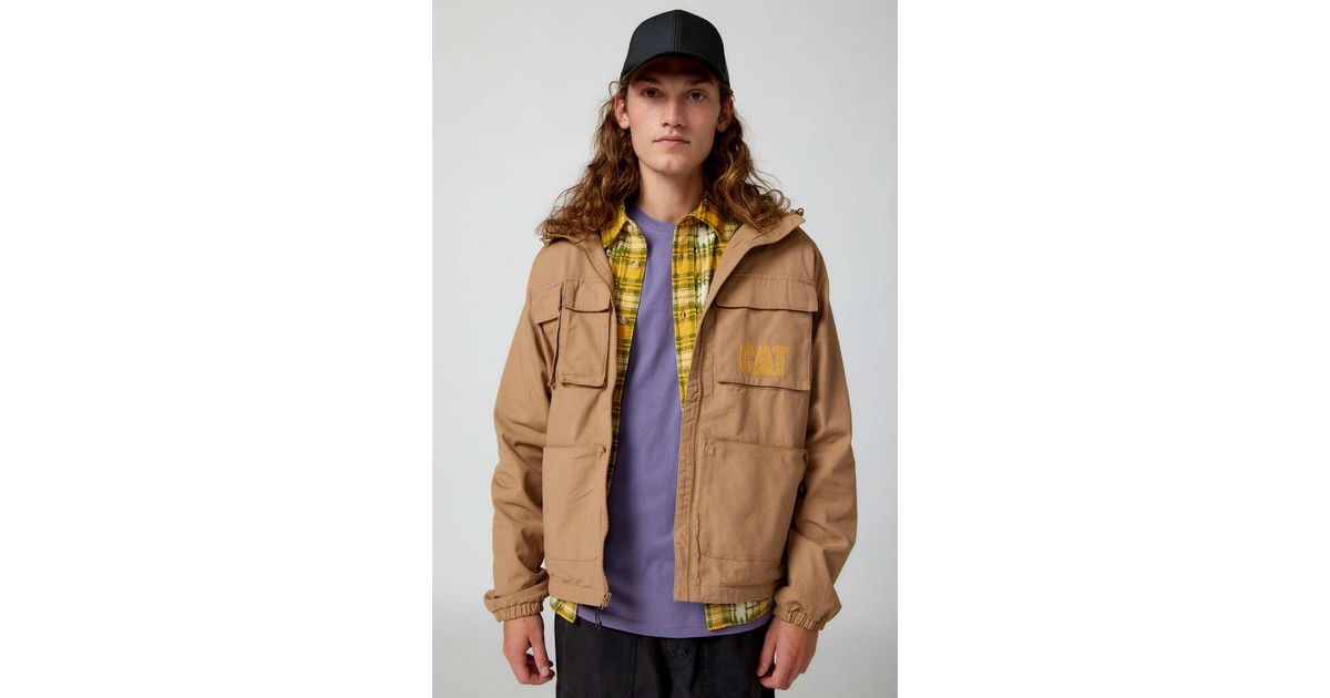 Caterpillar Urban Passage Utility Shirt Jacket Top In Honey,at Urban