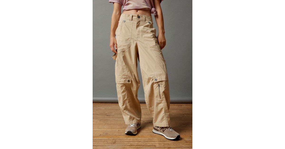 BDG Rih Baggy Cargo Pant In Neutral,at Urban Outfitters in Brown | Lyst