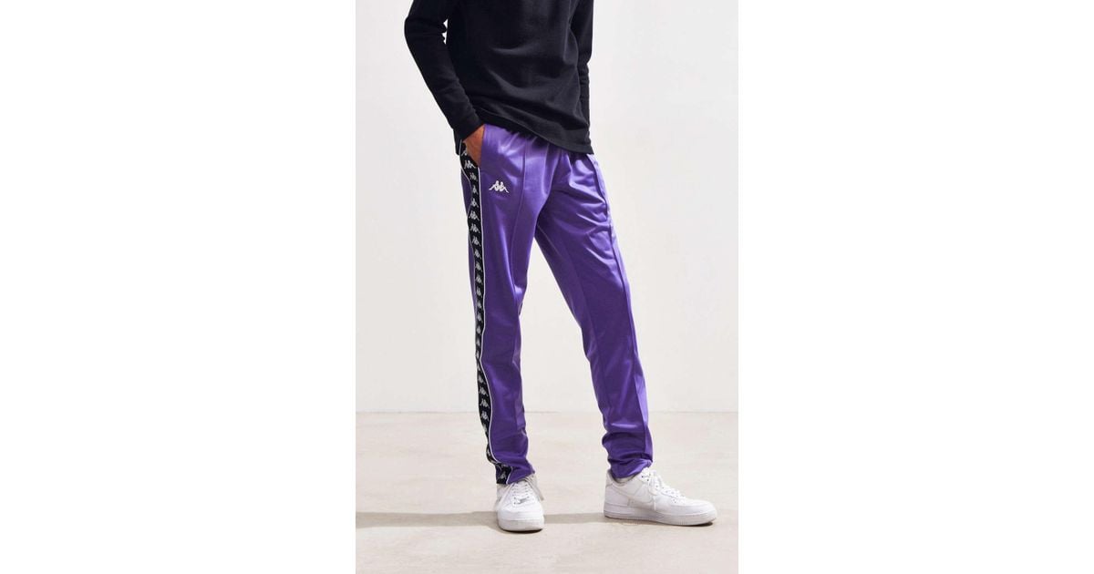 Kappa Synthetic Banda Astoria Slim Track Pant in Purple for Men | Lyst