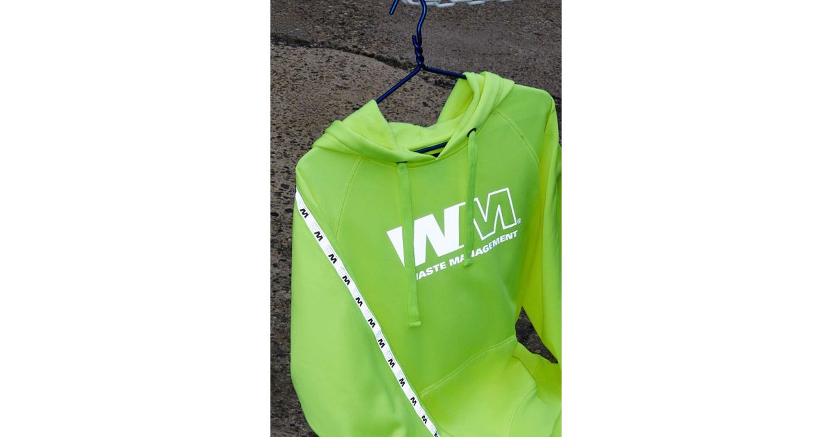 KTZ Waste Management Hoodie Sweatshirt in Yellow for Men | Lyst