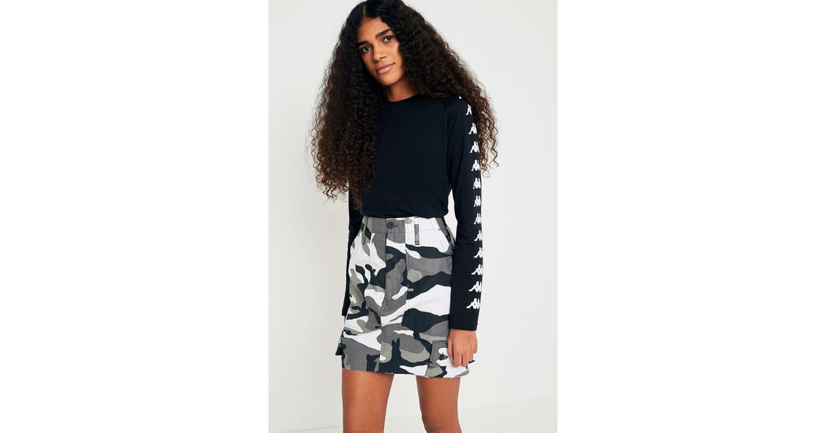 Black and white camo skirt Clearance