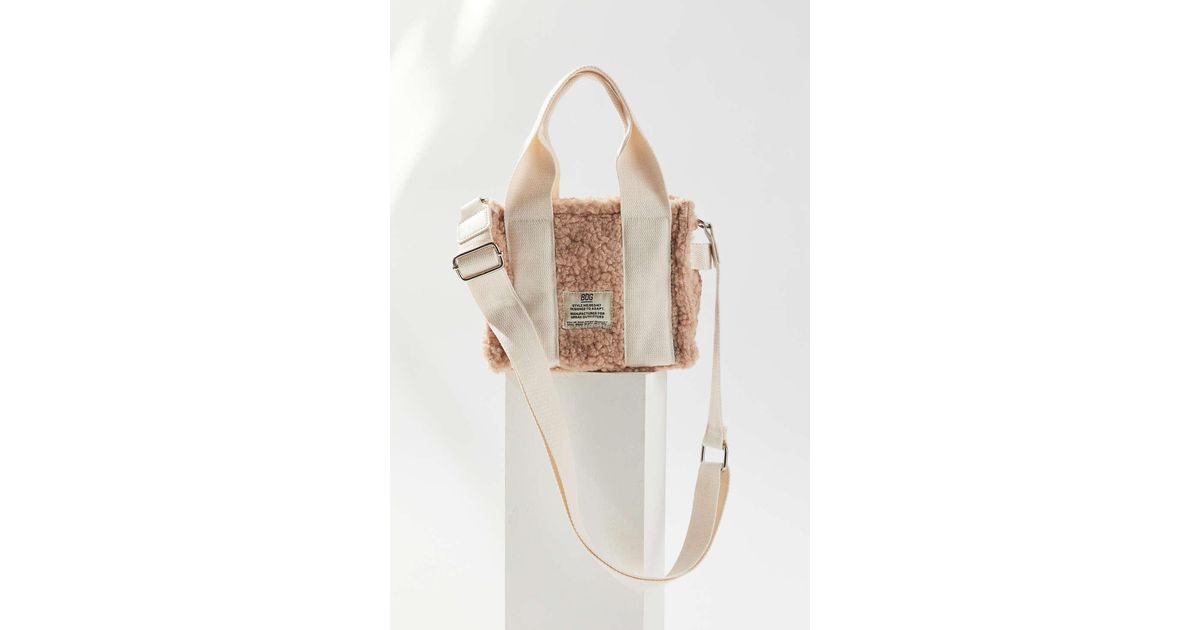 bdg serena sherpa mini tote bag