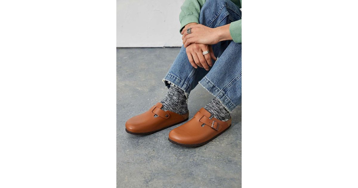 Birkenstock Ginger Boston Clogs in Grey for Men | Lyst UK