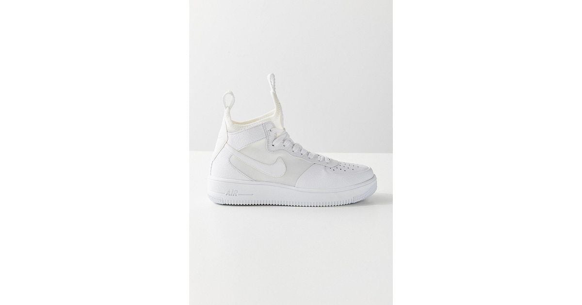 Lyst Nike Nike Air Force 1 Ultra Sneaker in White Lyst Nike Nike Air Force 1 Ultra Sneaker in White